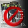 Battery sticker