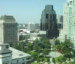 Sacramento downtown landscape