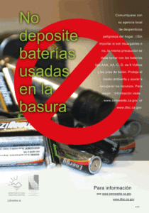 Battery Poster, Spanish