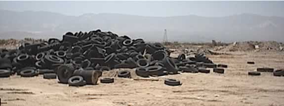 Loose Stacked Tires