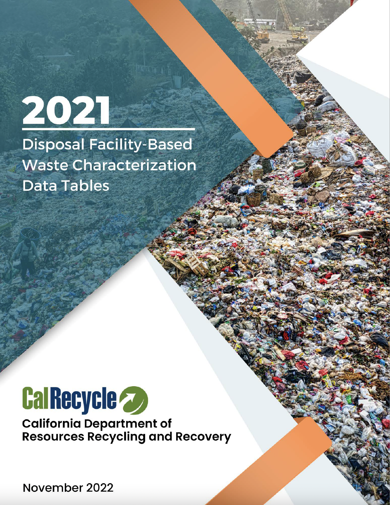 2021 waste characterization study report cover
