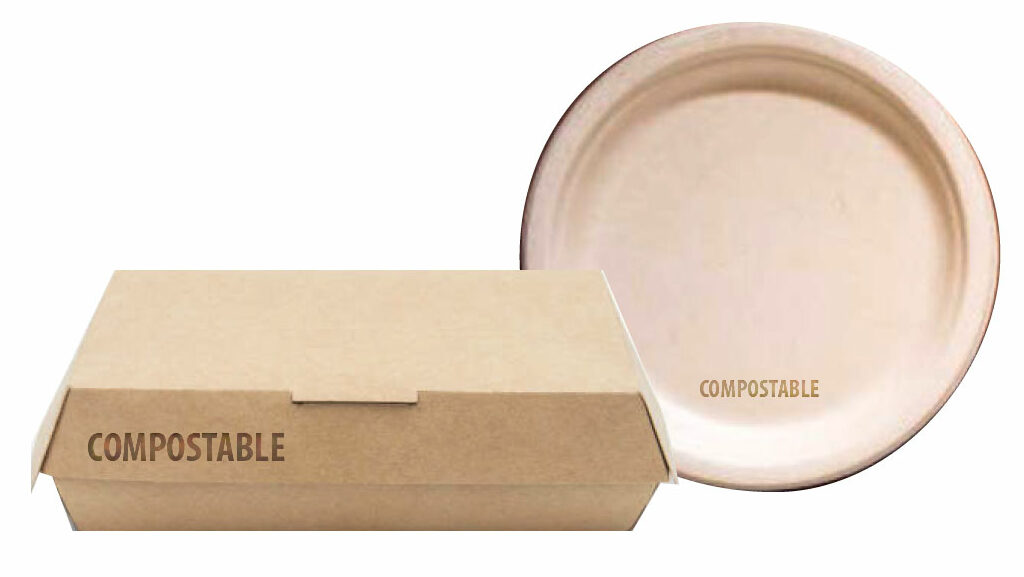Compostable paper containers