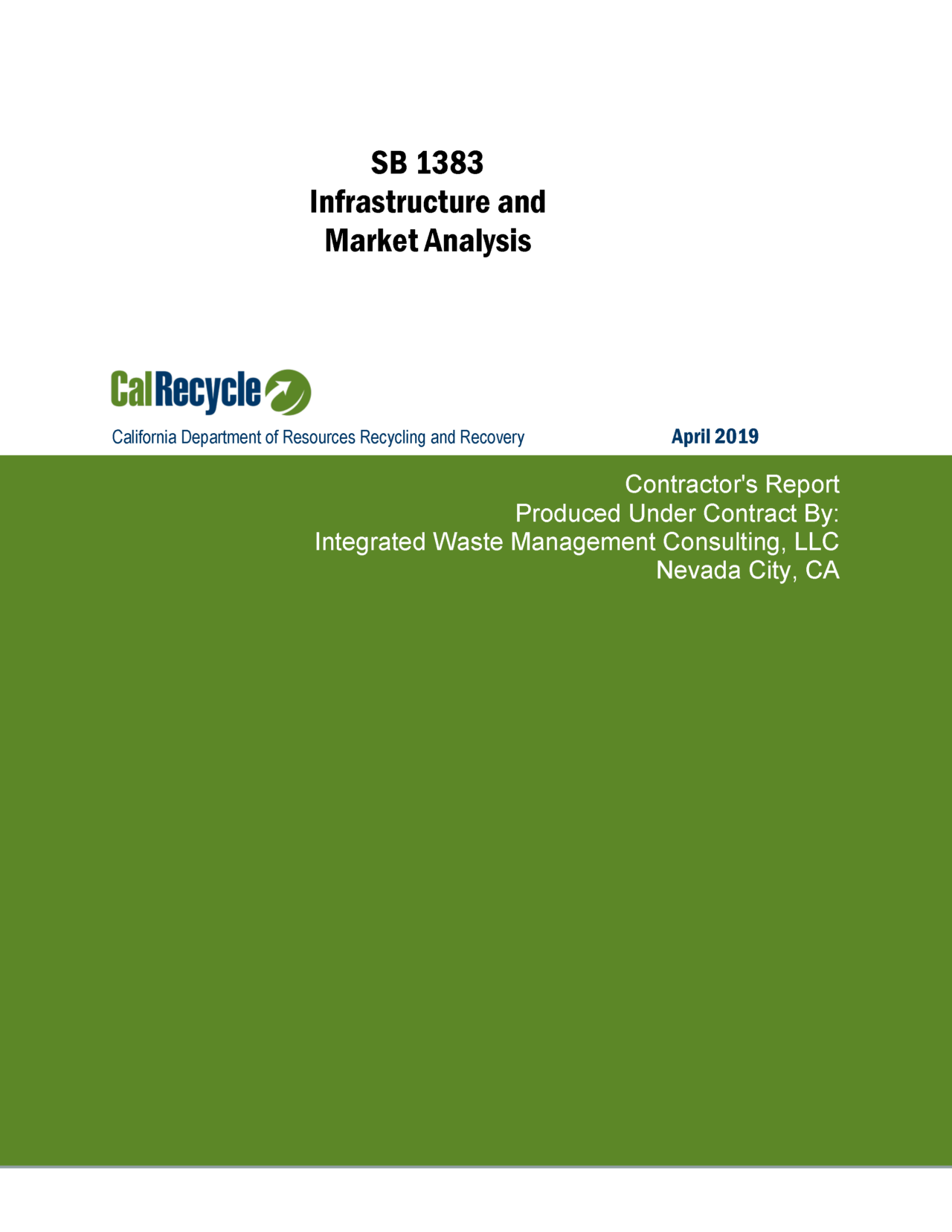 CalRecycle Reports - CalRecycle Home Page