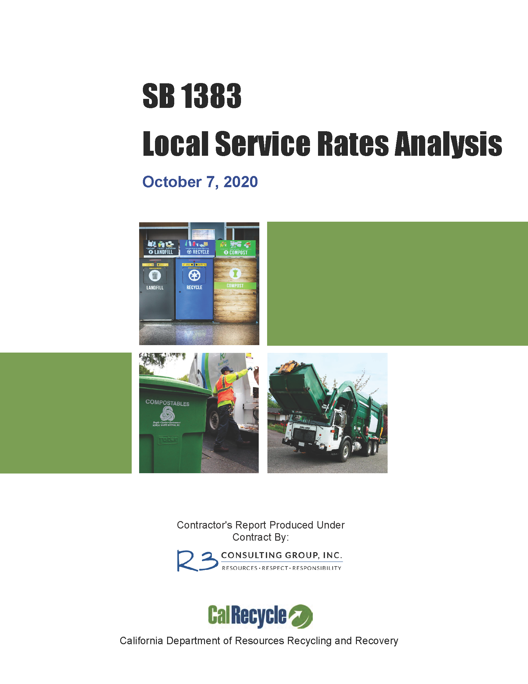 SB 1383 local services rates analysis