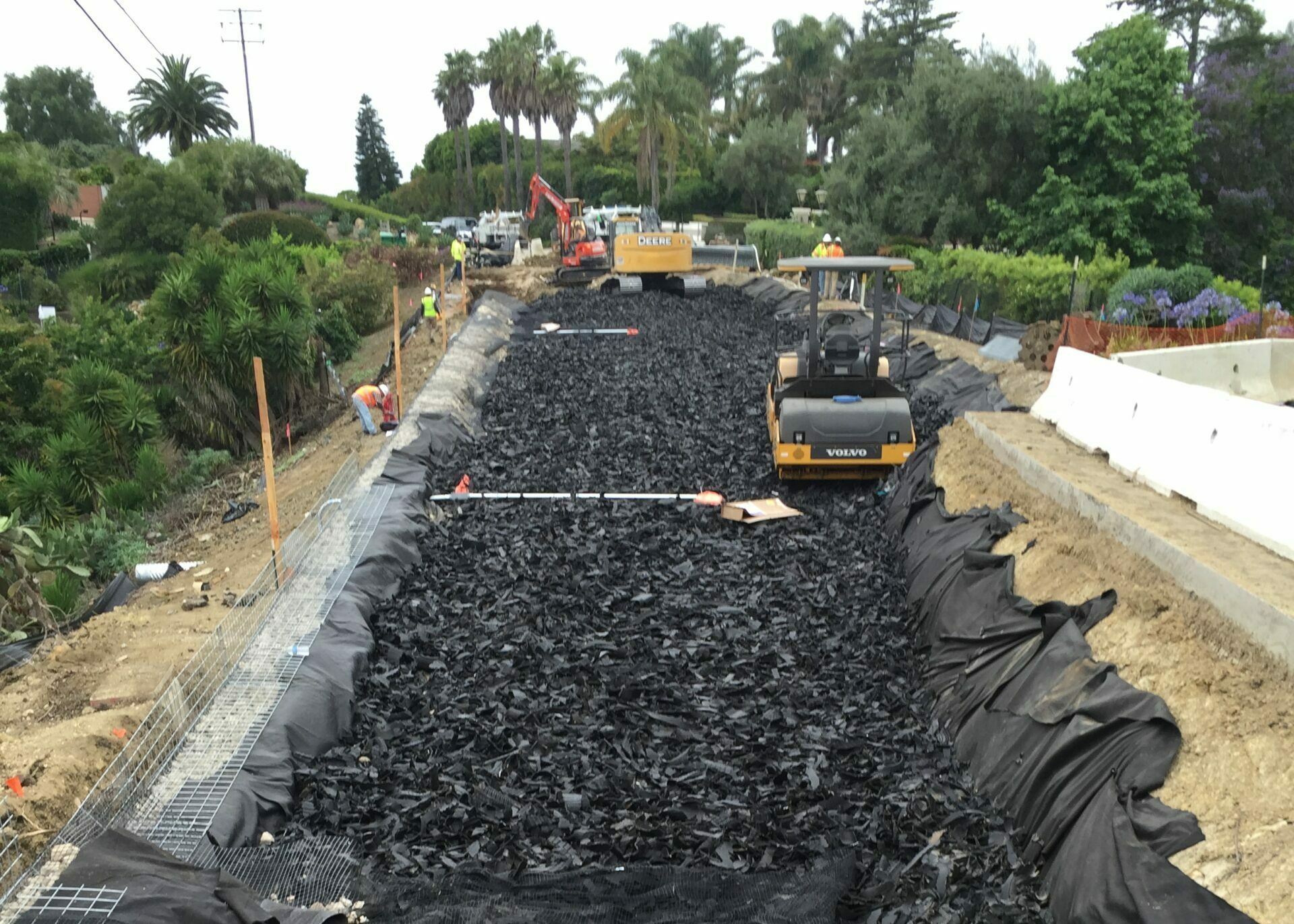 Santa Barbara Co. Ortega Ridge Road First MS TDA road repair project.