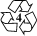 LDPE recycling logo
